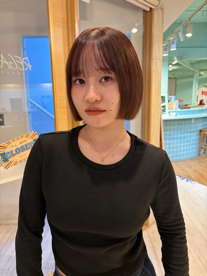 カラー 髪質改善 ヘアカラー トリートメント anzu🤍透明感/ 似合わせhair🌛のヘアスタイル
