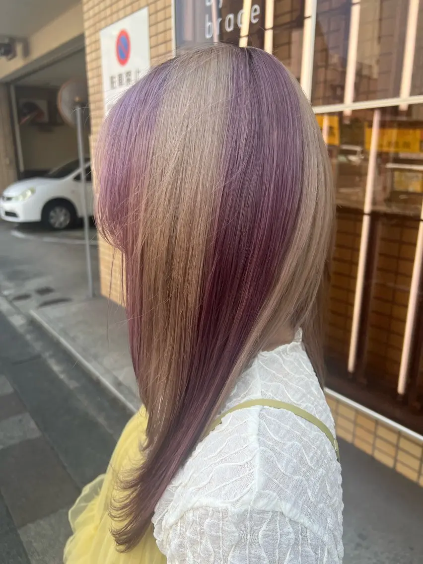 ロング カラー ヘアカラー トリートメント yuuna. 🪽のヘアスタイル