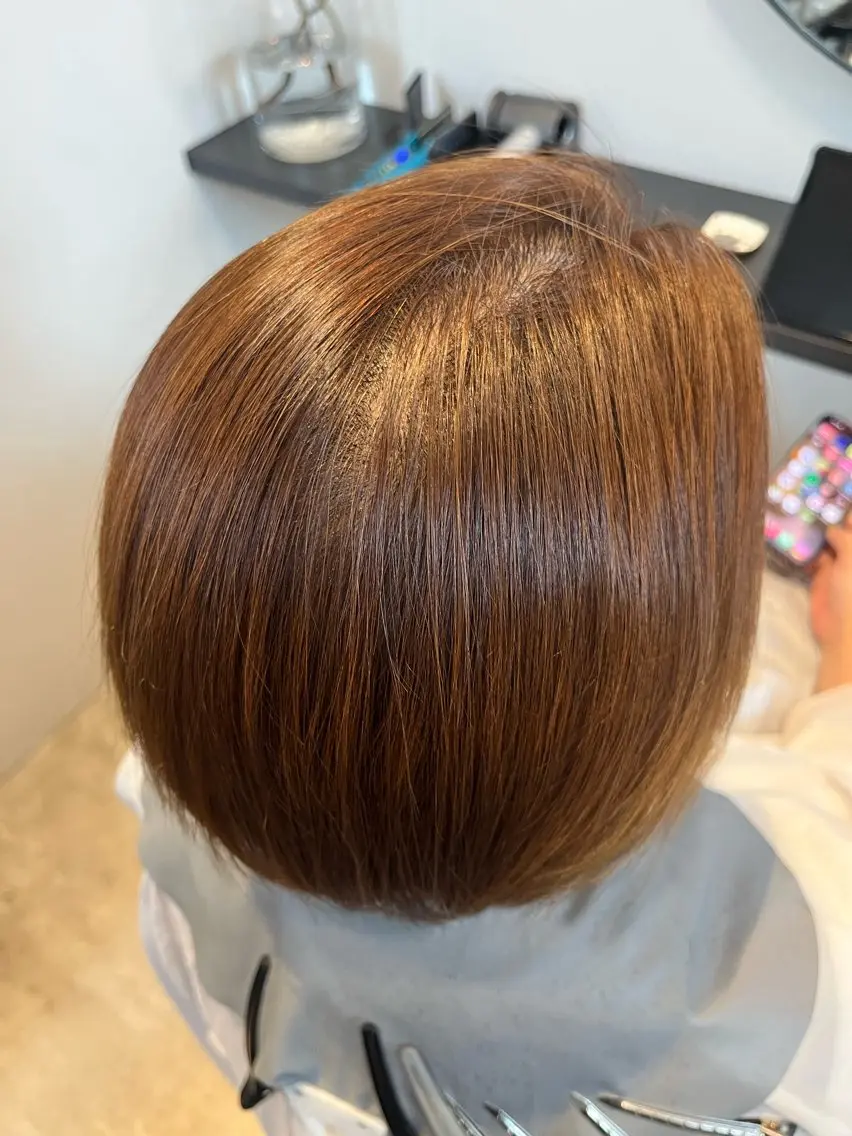 ショート 縮毛矯正 垢抜け/イメチェン color🦩ちあきのヘアスタイル