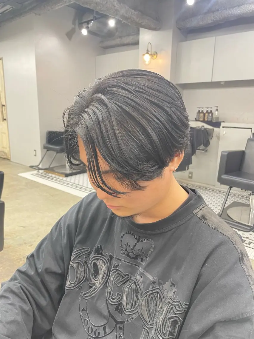 ショート メンズ 新宿/透明感カラー/ 髪質改善/桜良のヘアスタイル