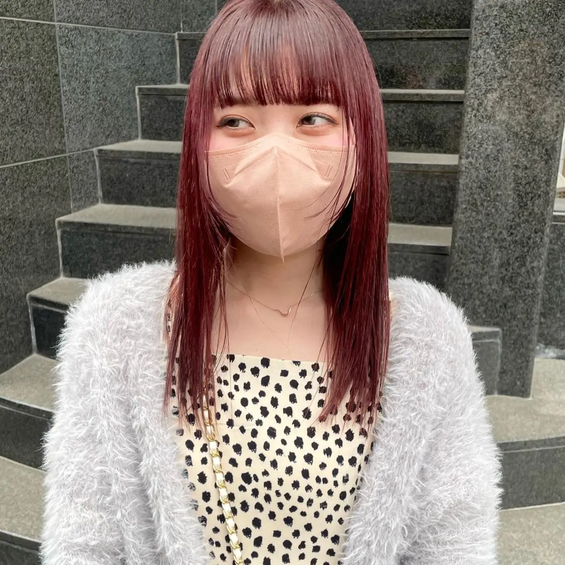 セミロング カラー カット ヘアカラー トリートメント 🍊暖色×顔周り 🍊cocoroのヘアスタイル