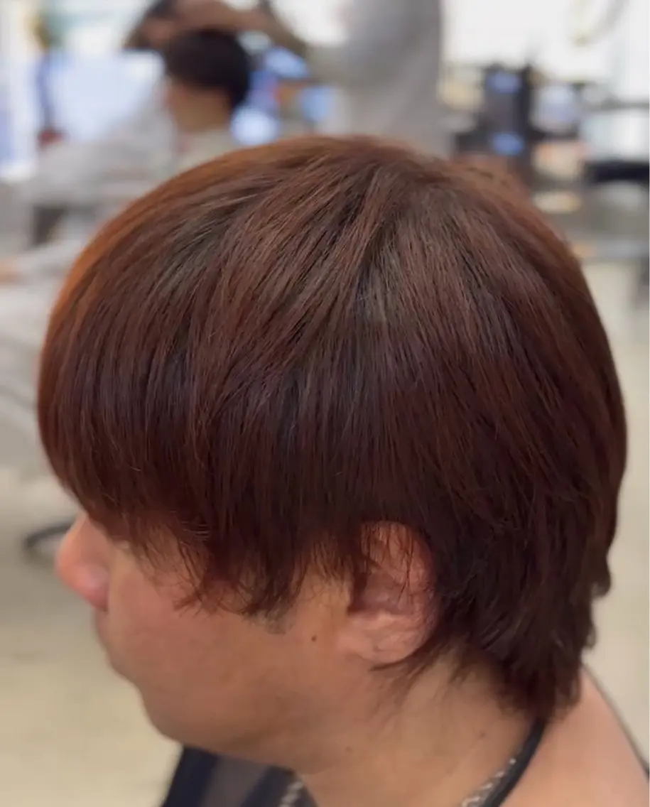 ショート カラー メンズ メンズ専門サロン wokeのヘアスタイル