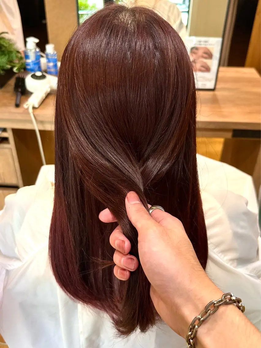 ロング 小栗 爽志のヘアスタイル