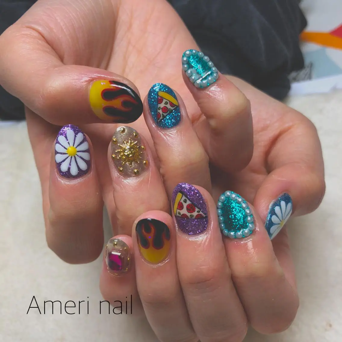 ネイル ハンドネイル Ameri nail /UKIのネイルデザイン