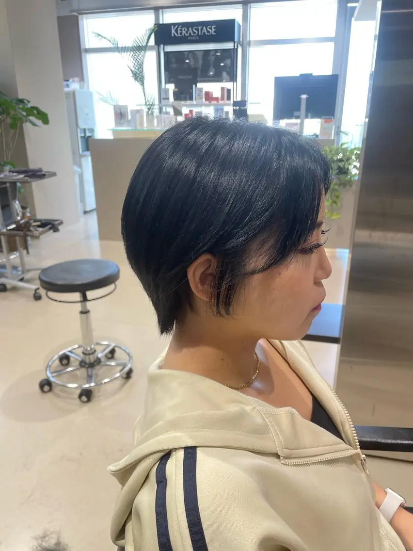 ショート ショートヘア けいせい/横浜/ カラー、パーマ、縮毛のヘアスタイル