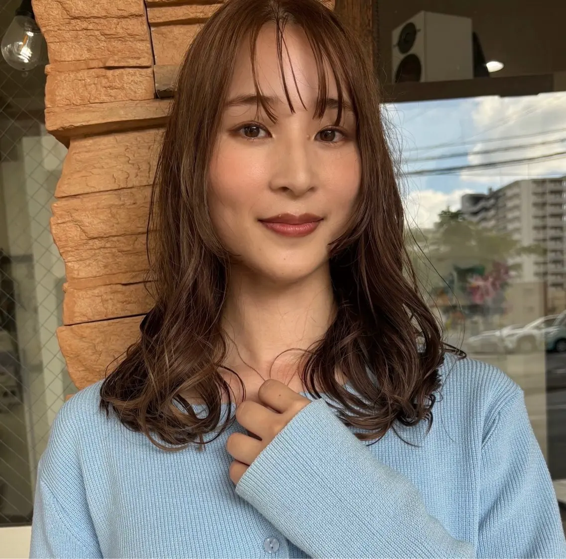 ミディアム カラー イルミナカラー カット ヘアカラー grand juteのヘアスタイル