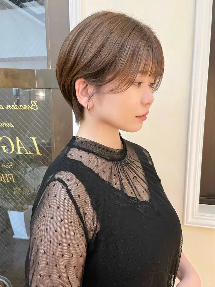 ショート ショートボブ ハンサムショート 丸みショート ボブ ショートヘア ✨️髪質改善＆艶カラ ー✨️Yudaiのヘアスタイル