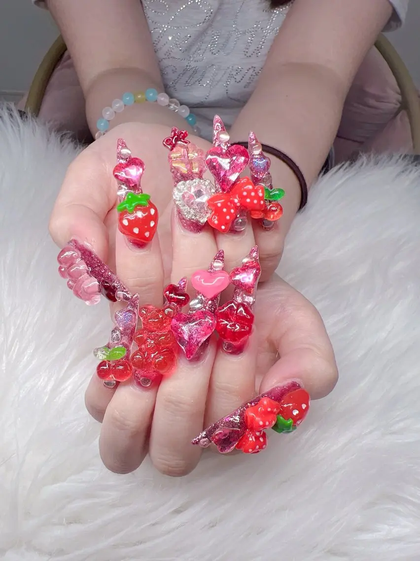 ネイル ハンドネイル Lee Nails チップ長さだし専門店のネイルデザイン