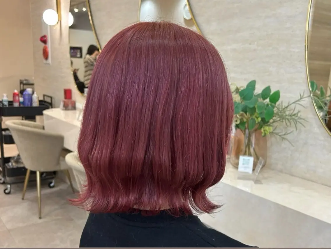 カラー ヘアカラー トリートメント 🤍りく 透明感カラー/熊谷のヘアスタイル