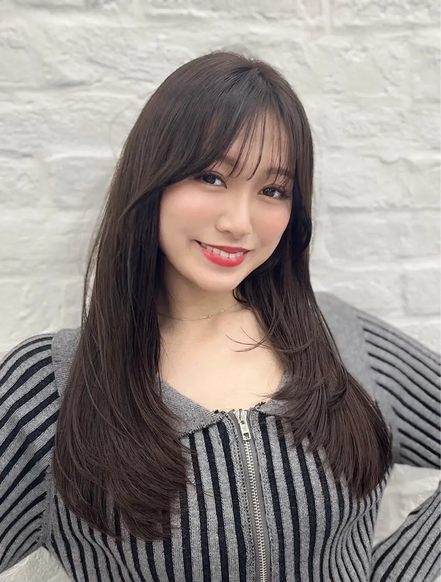 セミロング カラー パーマ ヘアアレンジ メンズ メンズ韓国風 イルミナカラー 髪質改善 韓国風ヘア レイヤーカット 韓国ヘア×2way 🇰🇷和知拓郎のヘアスタイル