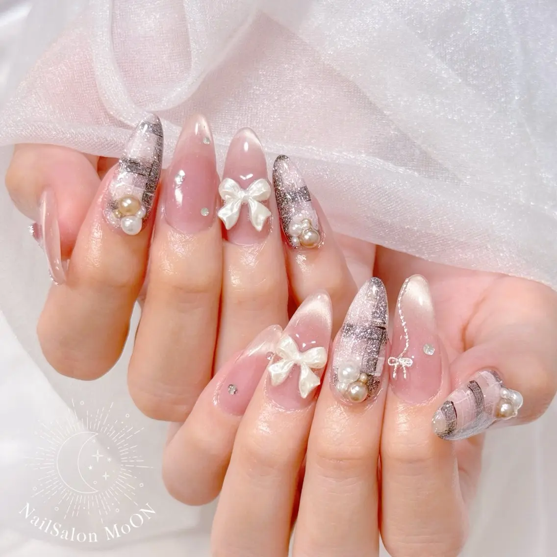 ネイル ハンドネイル ハンドケア MoON...❤︎ MeGuのネイルデザイン