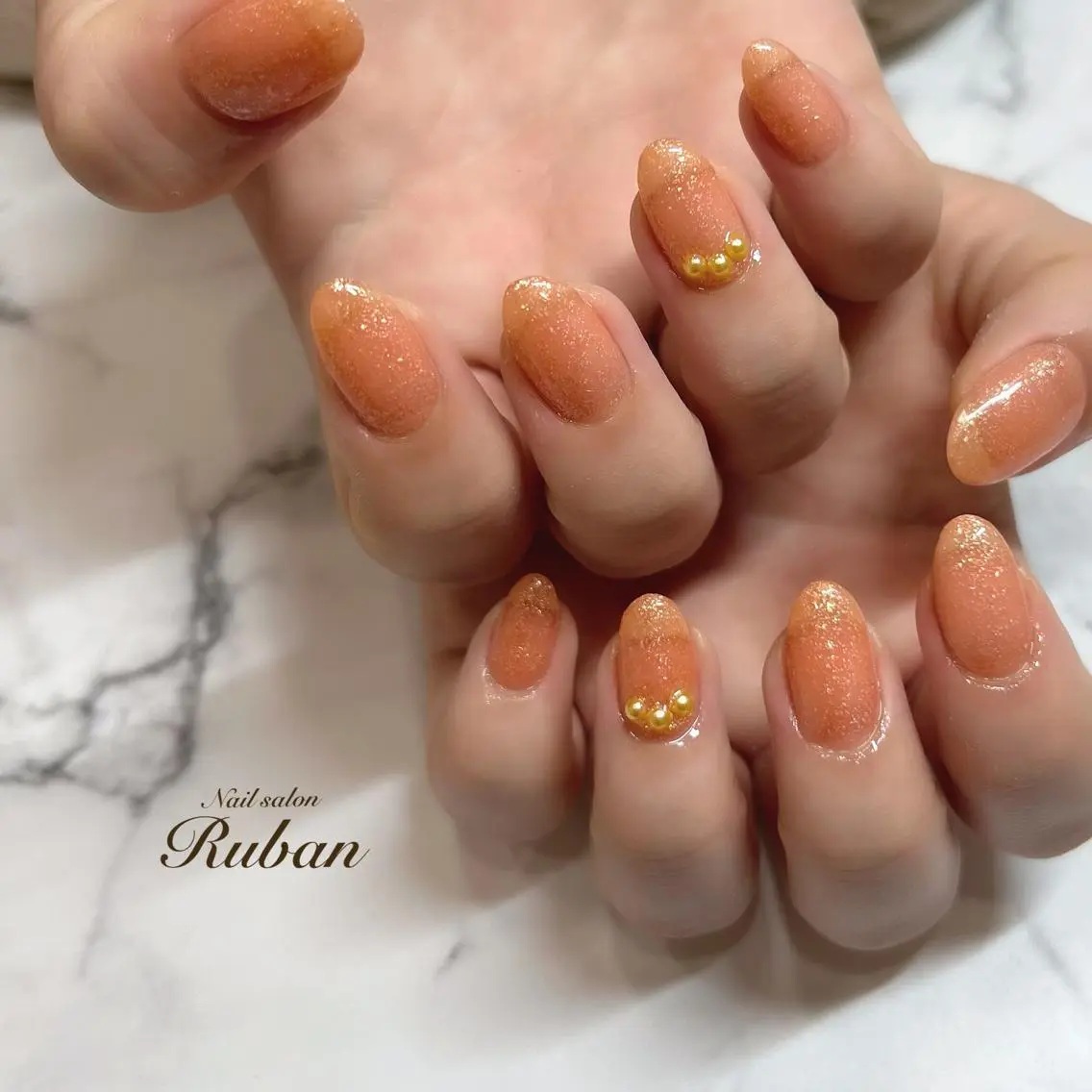 ネイル ワンカラーネイル シンプルネイル Nail salon Rubanのネイルデザイン