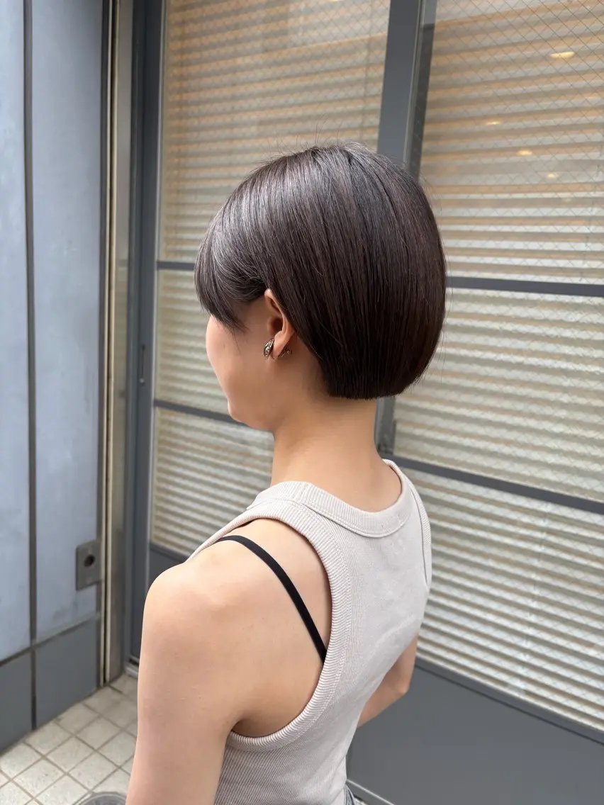 ショート ショートヘア カット 🌷【暖色艶カラー】 shiori🌷のヘアスタイル