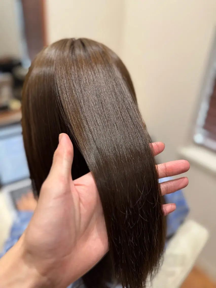 縮毛矯正モデル➕🫧Aujua3step トリートメントの写真