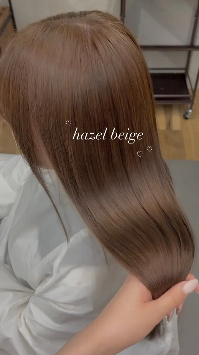 カラー ヘアカラー nanami🏷🤎 ベージュのヘアスタイル
