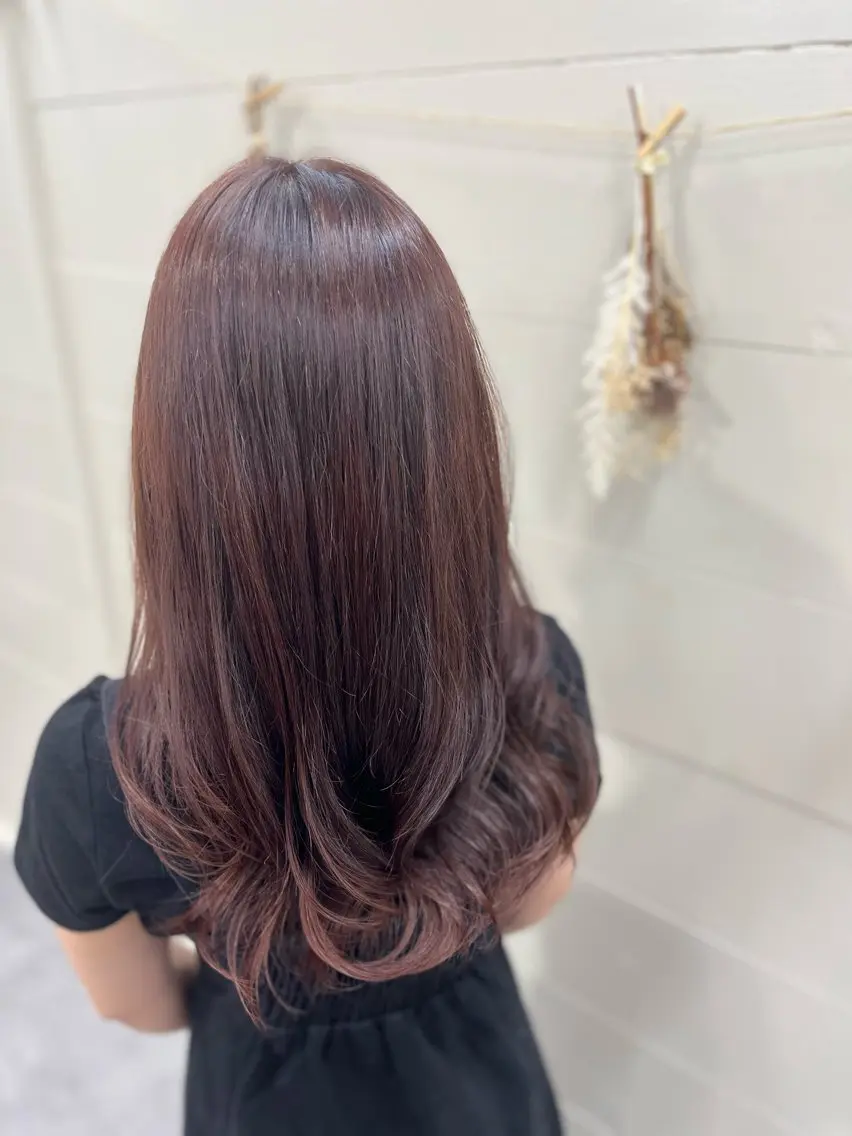 ロング カラー 田口 夏鈴のヘアスタイル