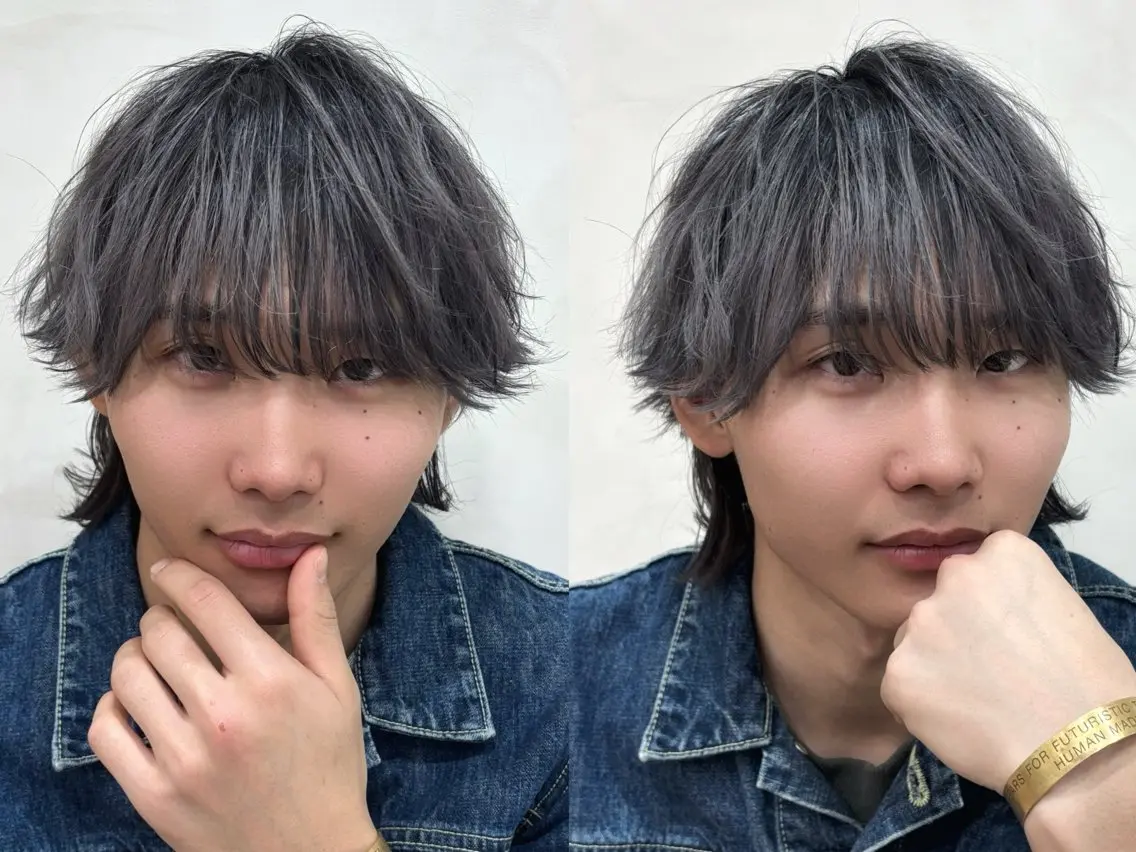 ショート パーマ メンズ マッシュ カット トリートメント パーマ職人DAIKI ツイスパ/波巻きのヘアスタイル