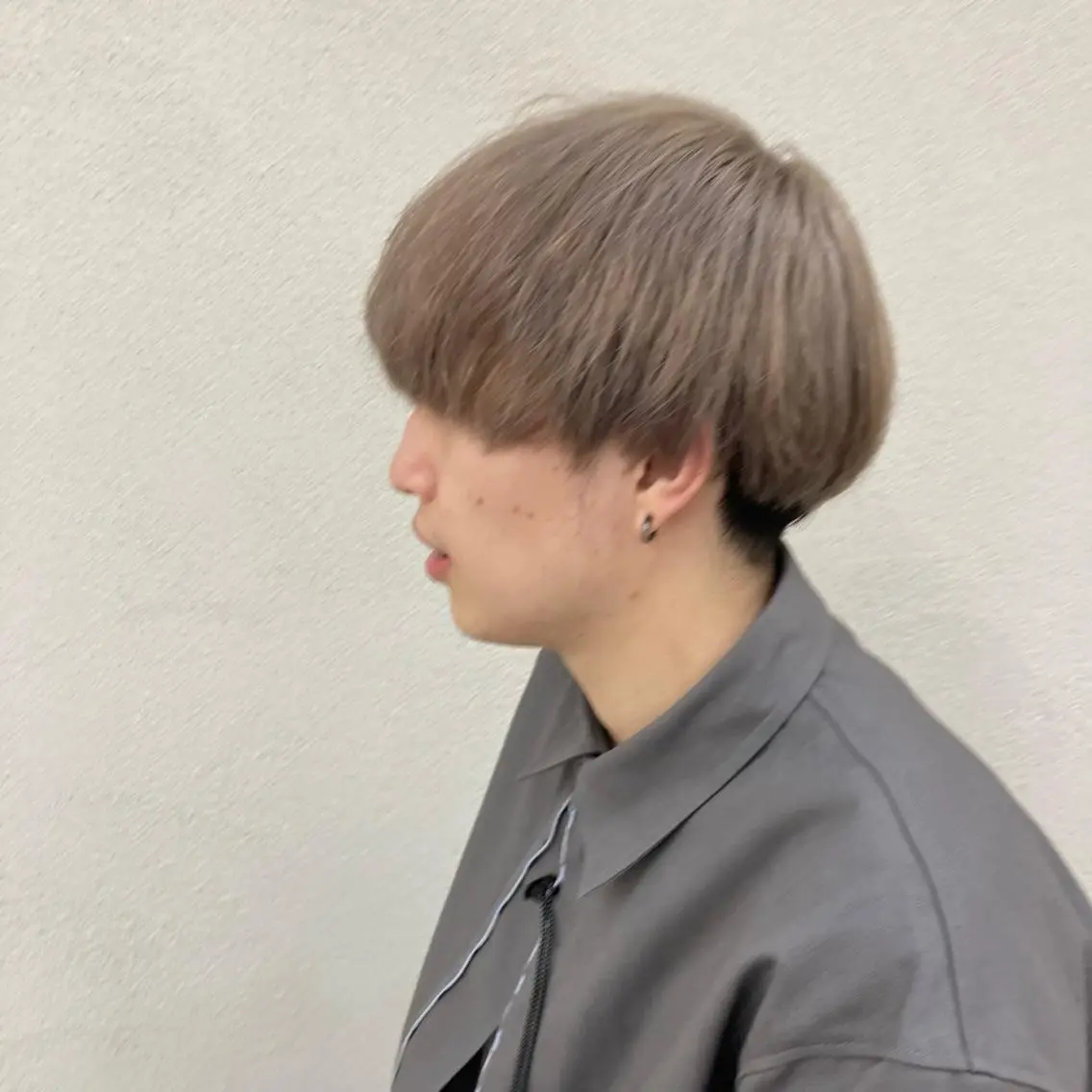 ショート メンズ マッシュ ツーブロック 刈り上げ 【縮毛矯正髪質改善】 中山健太のヘアスタイル