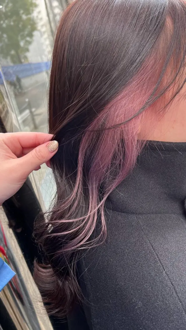 ロング カラー ヘアカラー defi ゆいのヘアスタイル