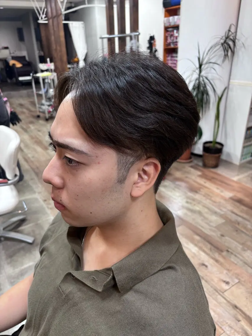 メンズカットモデルの写真