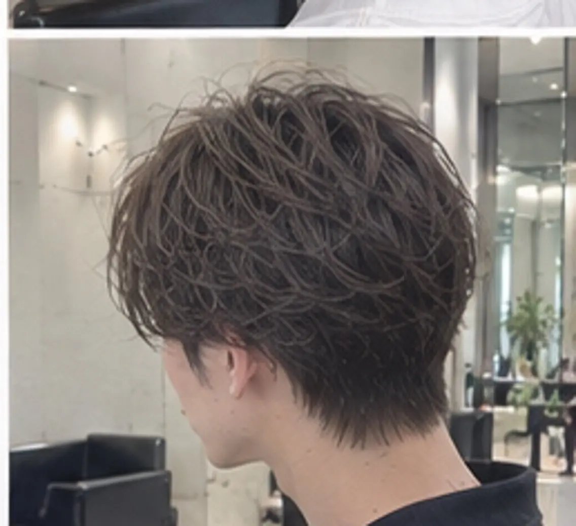 メンズ メンズパーマ カット パーマ メンズ特化/レイヤー 垢抜け／表参道のヘアスタイル