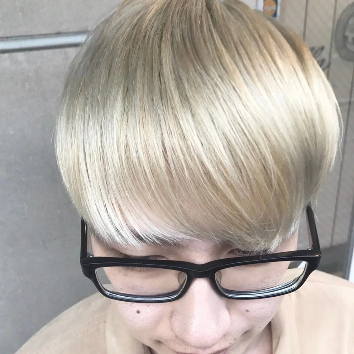 ショート カラー メンズ アッシュ 【渋谷で人気】艶髪× 髪質改善/ツヤカラーのヘアスタイル