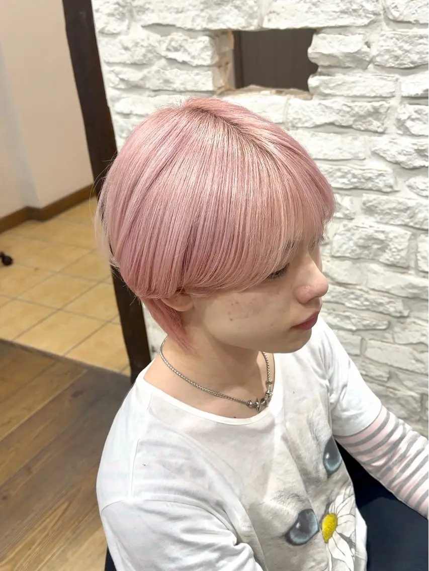 ショート カット ヘアカラー _WHITE本通店 喜多村天斗のヘアスタイル