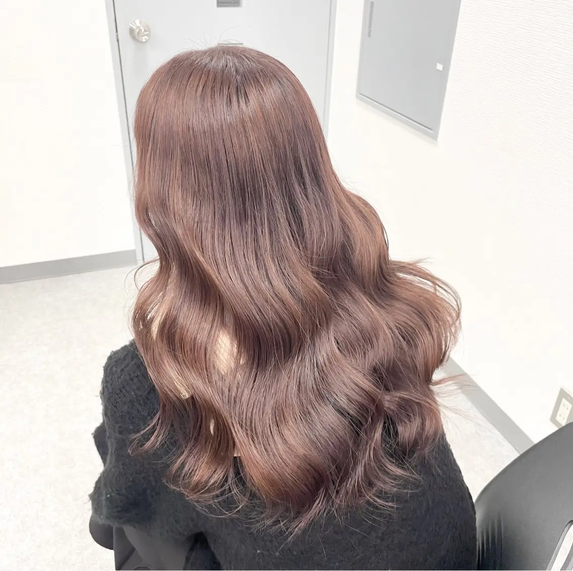 ロング カラー ブラウンカラー ピンクカラー 🤍ブリーチなし ブラウンhimi🤍のヘアスタイル