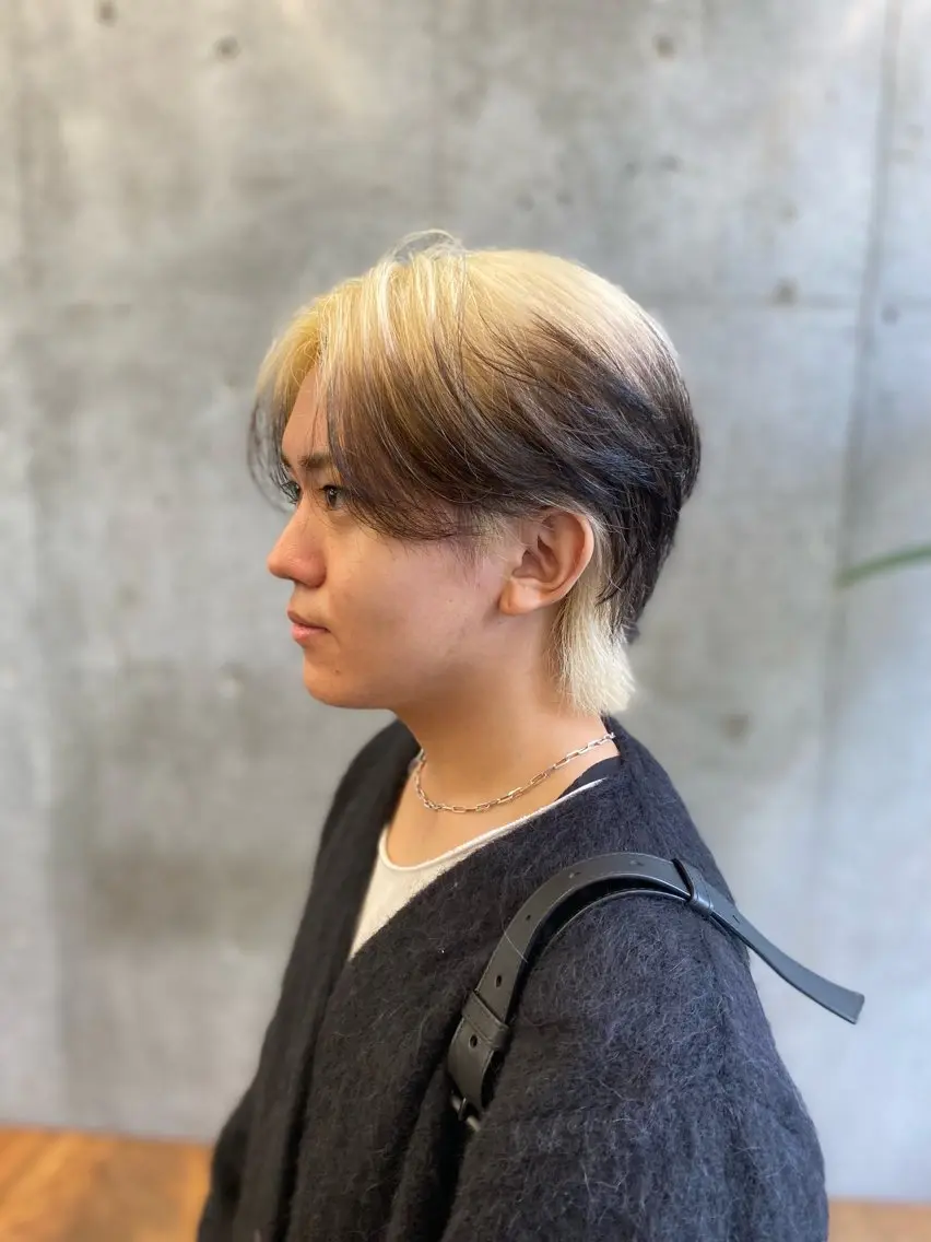 カラー メンズ 🌈艶ハイトーン特化 🌈NOZOMUのヘアスタイル