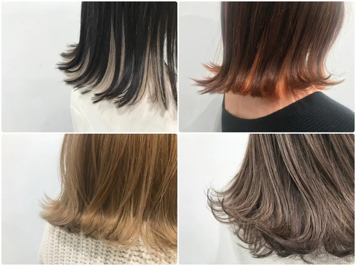 ❤️インナーカラーorグラデーションカラー(ブリーチ+全体フルカラー込み)の写真