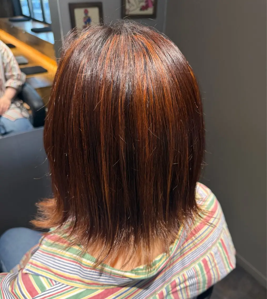 ミディアム ヘアカラー SUMIRE🎀💖 カラーモデル募集中のヘアスタイル