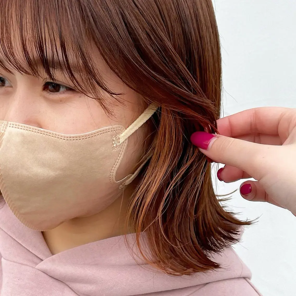 ミディアム カラー mir MIYUのヘアスタイル