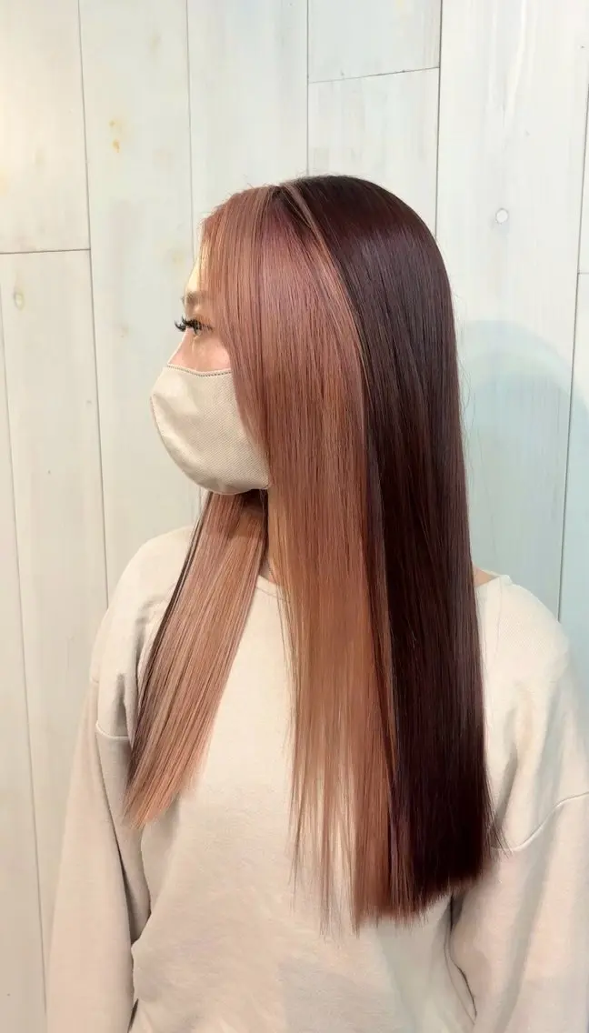 ロング ヘアカラー トリートメント SONO 【一宮】のヘアスタイル