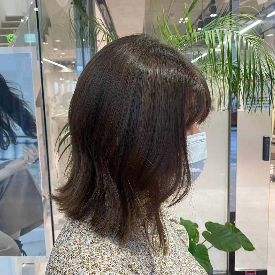 ミディアム ヘアカラー 透明感カラー/レイヤ ー/ MARIEのヘアスタイル