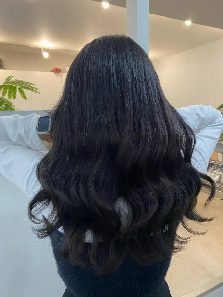 ロング ヘアカラー トリートメント エクステ Yurika /グランディールのヘアスタイル