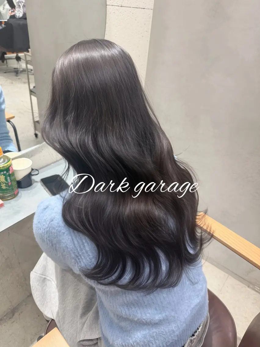 ロング カラー ヘアアレンジ 透明感カラー ダークグレー ダークグレージュ グレージュ ヘアカラー トリートメント ヘッドスパ ヘアセット 大宮/山口 竣也のヘアスタイル