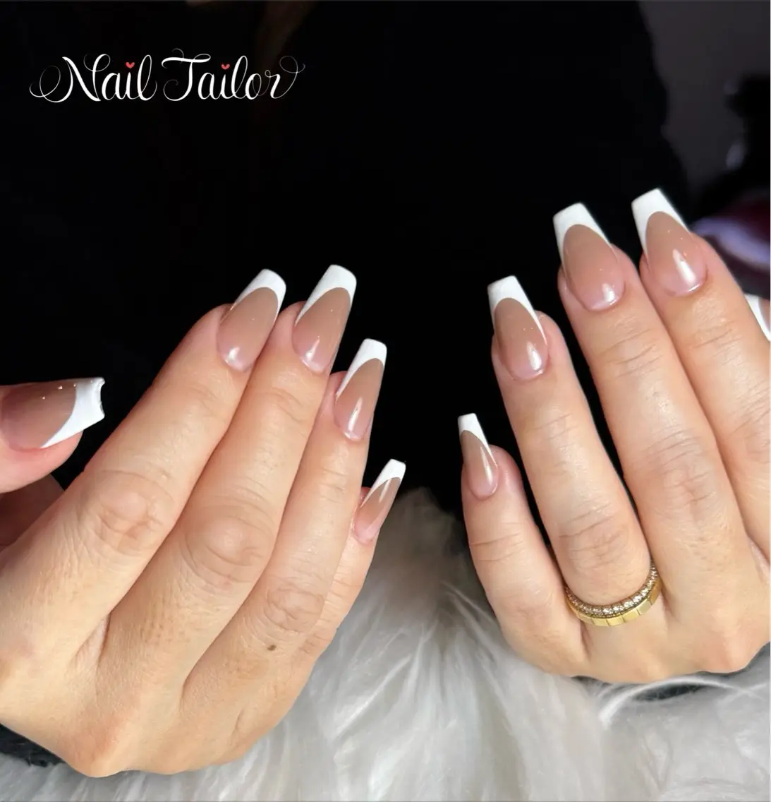 ネイル 長さ出し フレンチネイル オフィスネイル スカルプネイル ブライダルネイル ハンドネイル NailTailor ネイルテイラーのネイルデザイン