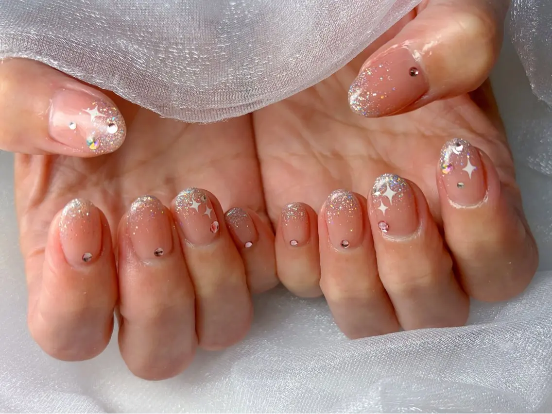ネイル ワンホンネイル ハンドネイル Queennail 北堀江Yumiのネイルデザイン