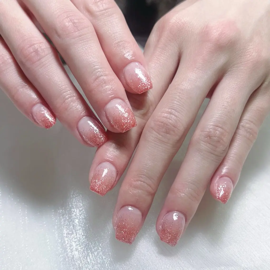 メンズ ネイル メンズ韓国風 アートネイル オーロラネイル ガーリー キラキラネイル ハンドネイル Nail salon 木にいるのネイルデザイン