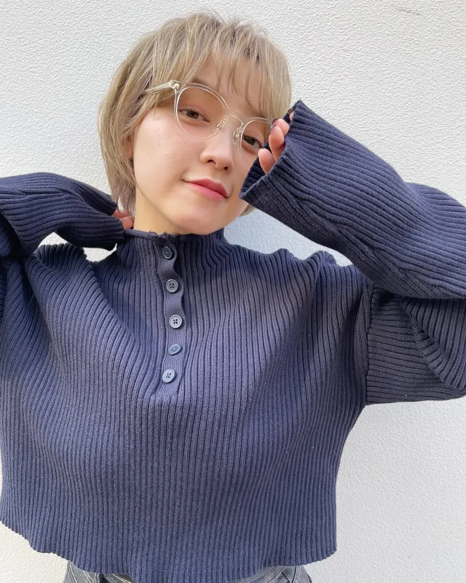 ショート カラー カット ヘアカラー トリートメント 嶋佐 昌大 シマサマオのヘアスタイル