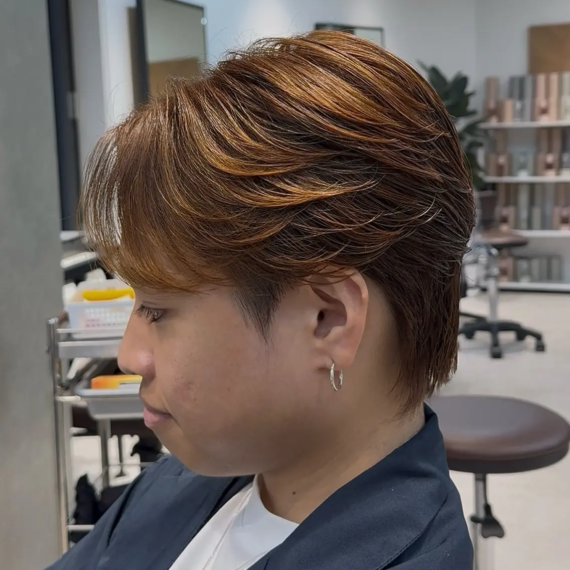 メンズ 大阪梅田/毛流れ カットパーマ/Senのヘアスタイル