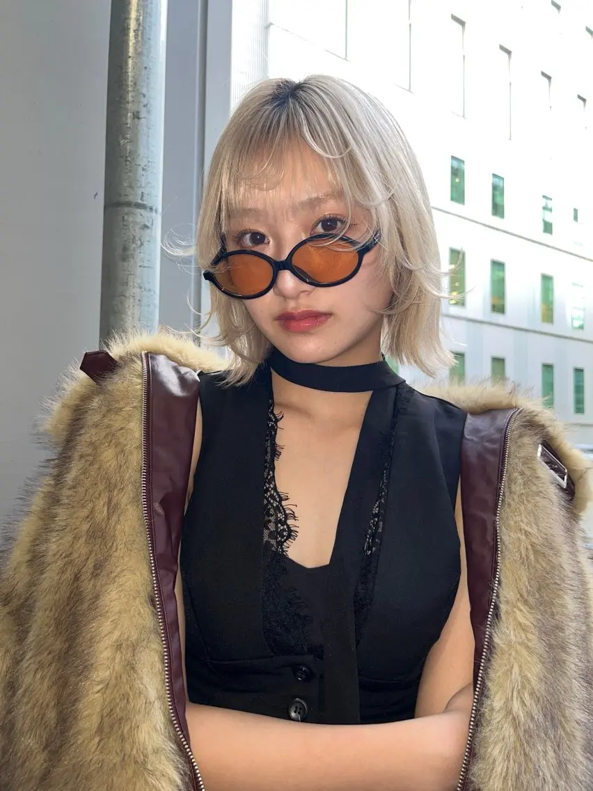 ショート morita yunaのヘアスタイル