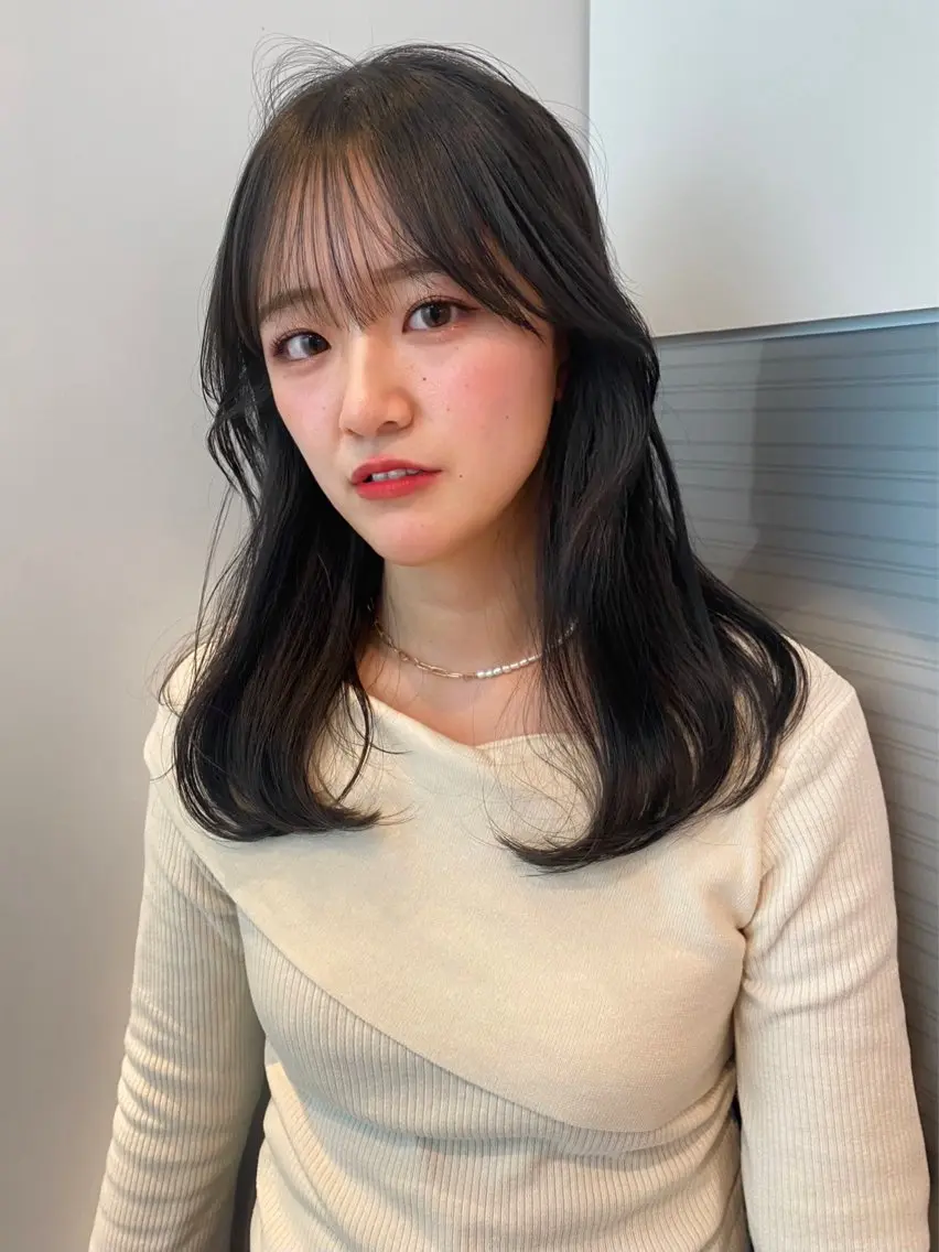 ロング カラー ブリーチ 透明感カラー ブリーチなしカラー カット ヘアカラー トリートメント mai / linoah˚✧のヘアスタイル