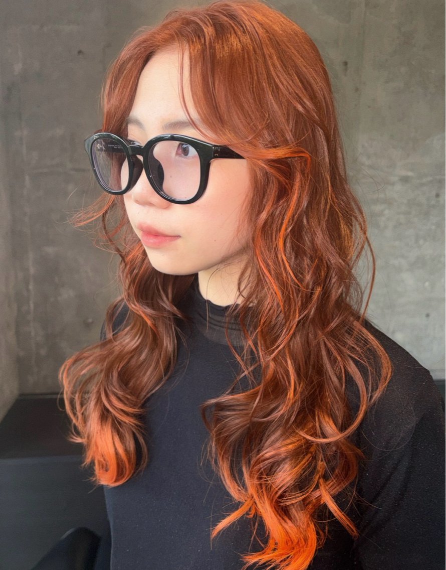 ロング ヘアカラー トリートメント Cocona🦤 ハイトーン/レイヤーのヘアスタイル