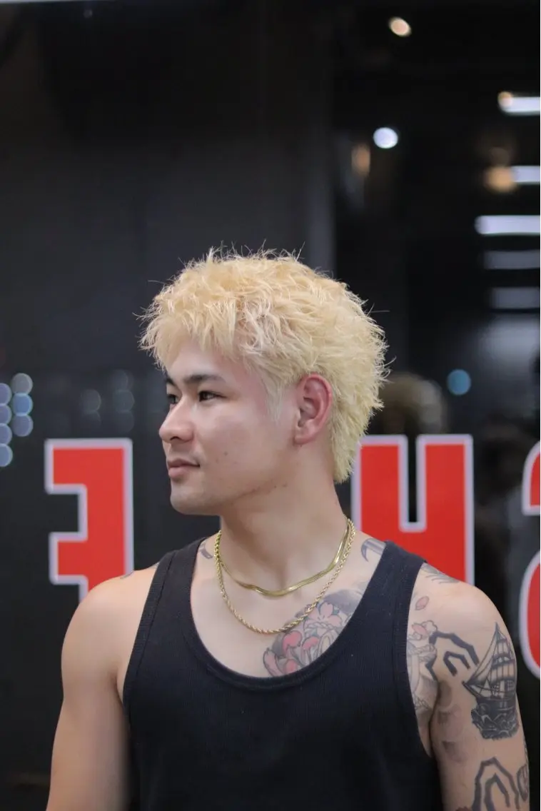 ショート パーマ メンズ カット 山口 陽平のヘアスタイル