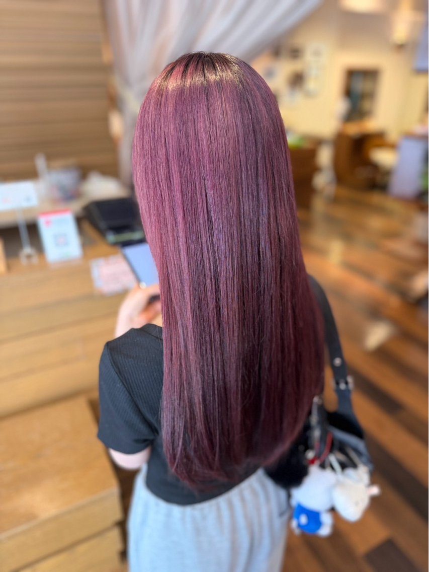 カラー ヤマダ トモナ 🍒🫧‪のヘアスタイル