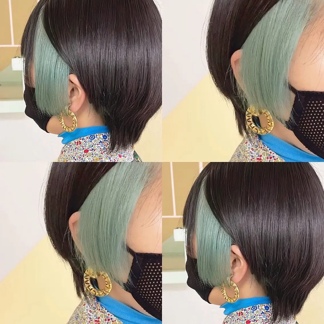 カラー ブリーチ ヘアカラー トリートメント 渋谷:インナーカラー ／🍒エリカ🍒のヘアスタイル