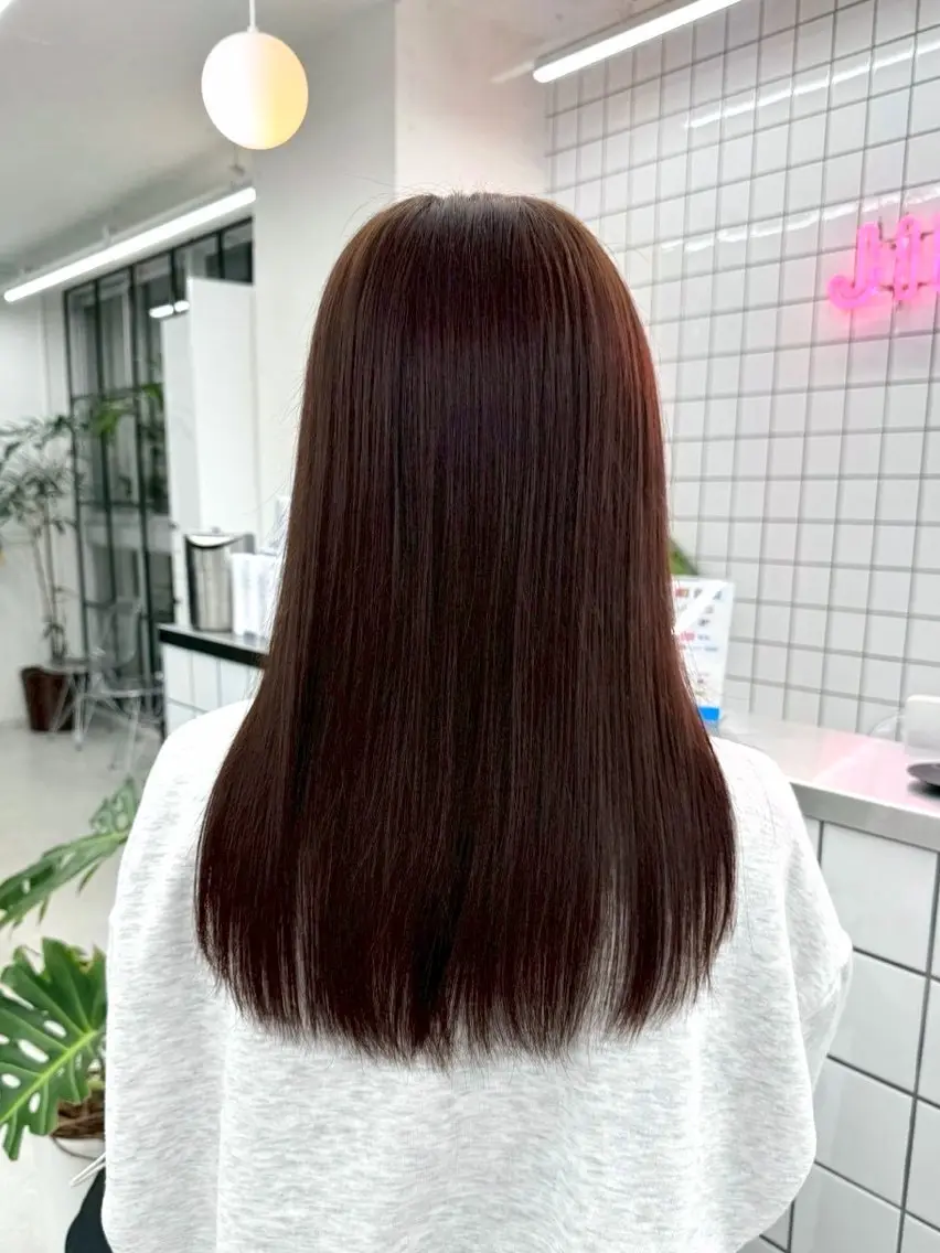 カラー ヘアカラー 野内 柚那のヘアスタイル