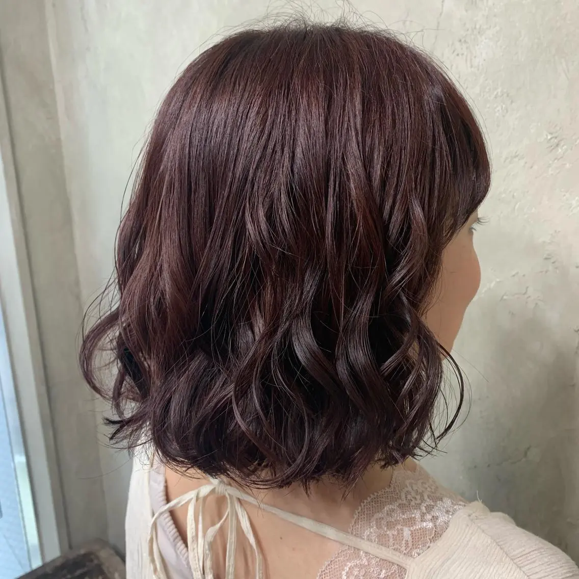 ミディアム ピンクブラウン 美髪✨髪質改善 &艶カラーmanaeのヘアスタイル