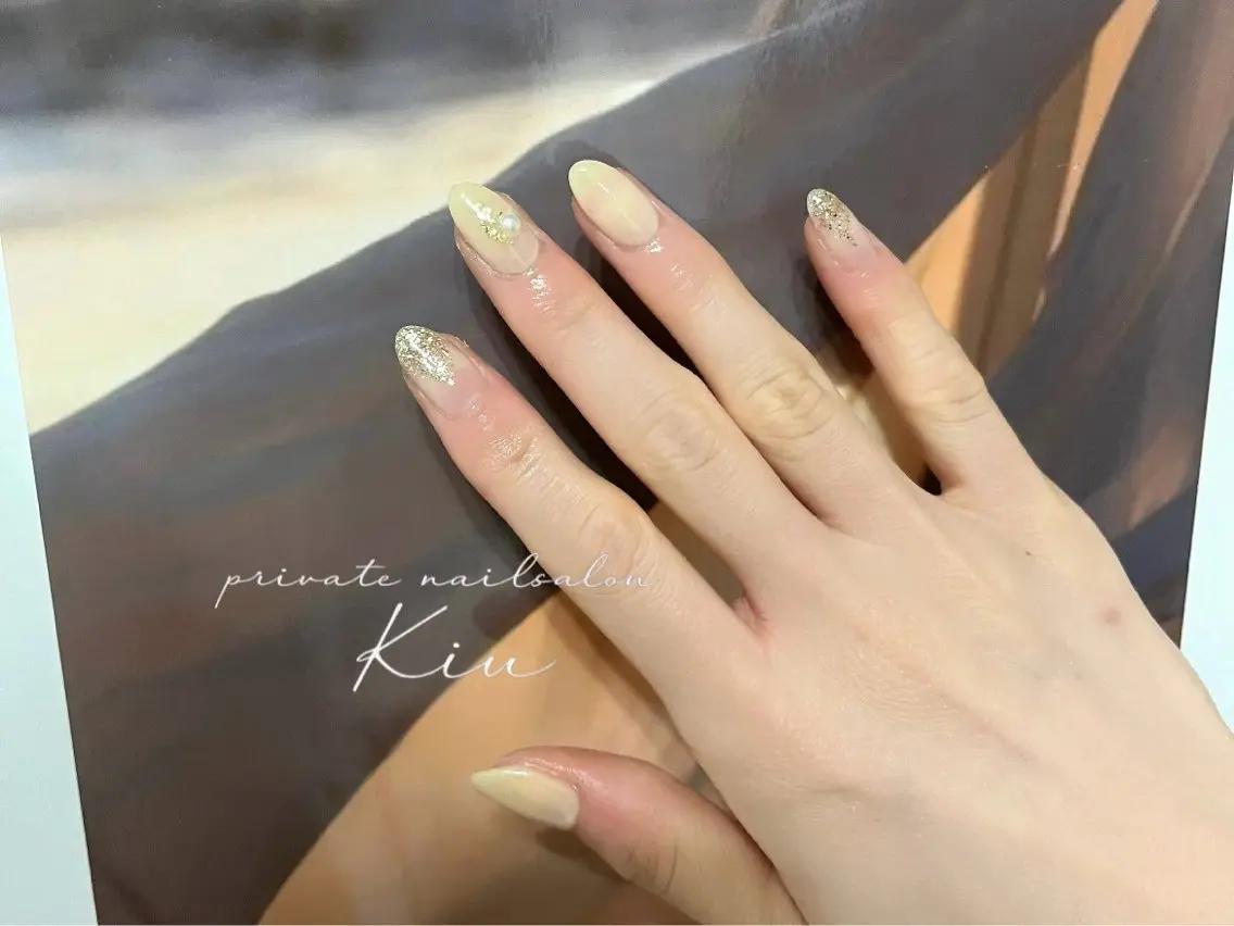 ネイル ジェルネイル ミラーネイル ニュアンスネイル オフィスネイル ショートネイル kiu nailsalonのネイルデザイン